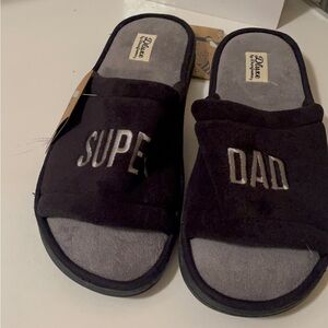 Super dad slipper for super dad! Great gift for dad birthday